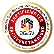 Zertifizierter Gutachter und Sachverständiger